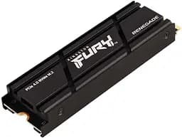 Накопичувач SSD 4TB Kingston Fury Renegade with Heatsink M.2 2280 PCIe 4.0 x4 NVMe 3D TLC (SFYRDK/4000G) - мініатюра 2