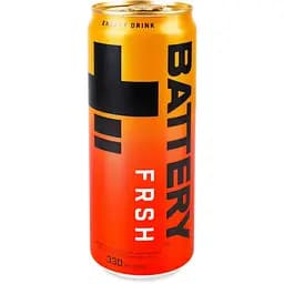 Напиток энергетический Battery Frsh безалкогольный сильногазированный 330 мл