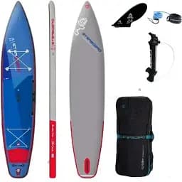Sup-доска StarBoard Inflatable Sup 12'6 X 30 X 6 Touring M Deluxe DC Серый/Синий (1053-2012230601008)