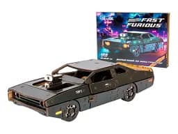 Дерев'яний 3D конструктор Fast Furious, Puzzleоk (Puz-62519), 125 дет. (чорна) - мініатюра 1
