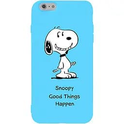 Чехол-накладка Toto Matt TPU 2 mm Print Case Apple iPhone 6/6s #64 Snoopy Sky Blue