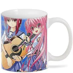 Кухоль GeekLand Ангельські ритми Angel Beats АВ.02.05 дует 330 мл білий