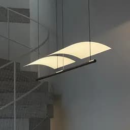 Підвісний світильник-репліка з подвійним корпусом 118х20х30 см | Арт. AA262/2- 1180*300 | Line F