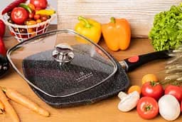 Сковорода гриль Edenberg EB-8129 24х24 см