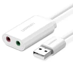 Звукова карта Ugreen US205 white (30143) - мініатюра 2