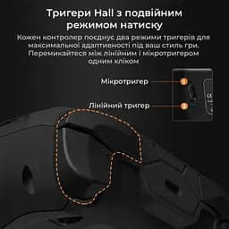 Бездротовий геймпад Ajazz GP100 RGB чорний (GP100-B) - мініатюра 13
