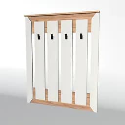 Вішалка настінна Еверест Нордік-900 90х6х110 см Білий/Дуб крафт золотий (EVR-5517)