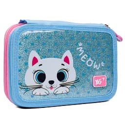 Школьный пенал твердый Yes двойной HP-01 Cats