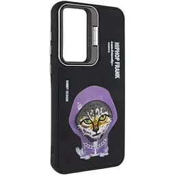 TPU+PC чехол Epik Friends для Xiaomi Redmi Note 13 4G Black Cat