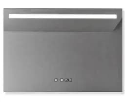 Дзеркало Dusel DE-M3021 75x100 з годинником, Білий - мініатюра 4