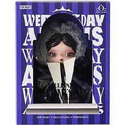 Колекційна м’яка іграшка Pop Mart SKULLPANDA × Wednesday Nevermore Academy Uniform (SWNA-01) - мініатюра 2