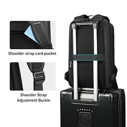 Рюкзак для ноутбука 17.3" Mark Ryden MR9008SJ з жорстким корпусом EVA та USB-портом (Чорний) - мініатюра 4