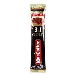 Напій кавовий MacCoffee Gold 3 в 1, 16 г (725395) - мініатюра 2