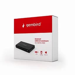 Карман для HDD 3.5 Gembird SATA HDD, USB 3.0 - мініатюра 3