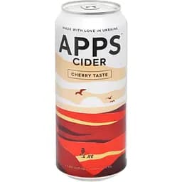 Сидр Apps Вишня сладкий 0.5 л