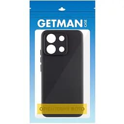 Чохол TPU GETMAN Liquid Silk Full Camera для Xiaomi Redmi A1+ / Poco C50 / A2+ Чорний / Black - мініатюра 2
