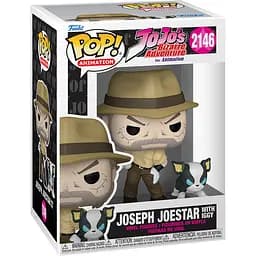 Набір фігурок Funko Pop! JoJo's Bizarre Adventure Joseph Joestar with Iggy (88461) - мініатюра 2
