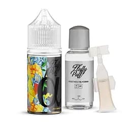 Набір компонентів для самозамісу сольової заправки Fluffy Puff Alpha 30 мл JUICY MANGO ICE Манго Холодок, 0-65 мг (17958)