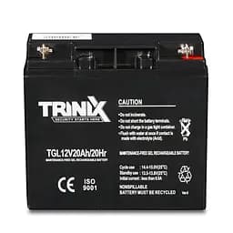 Акумуляторна батарея гелева 12В 20Аг Trinix TGL12V20Ah/20Hr GEL (44-00014) - мініатюра 2