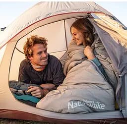 Спальник Naturehike M300 (CNK2350WS023) +6°C - з капюшоном - лівий - світло-зелений - мініатюра 11