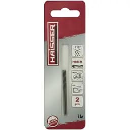 Сверла по металлу Haisser Cobalt HSS-R 1.0 x 12 х 34 мм DIN 338, 2 шт (88468)