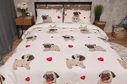 Підковдра Moon&Star Бязь Gold Люкс Bulldog Love Євро 200x220 см - мініатюра 2