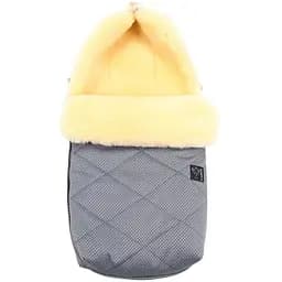 Теплий конверт Kaiser Натура, з натуральної овчини, вафельний антрацит (6541112)