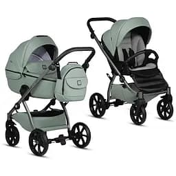 Коляска універсальна 2 в 1 Tutis Uno5 plus Leather collection Sage (1402039)