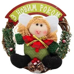 Вінок Devilon З Новим Роком ангел (180202-1)