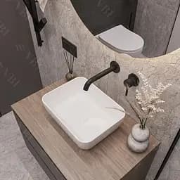 Умивальник VBI Palermo S white накладний VBI-012301, Білий