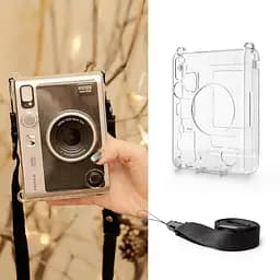 Подарунковий набір камера Fujifilm Instax Mini EVO, Фотопапір 50 шт, Прозорий чохол, Фотоальбом 108 фото Чорний - мініатюра 6