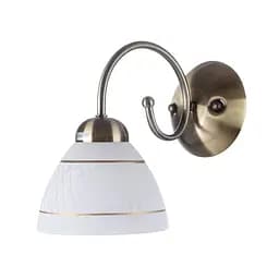 Бра Brille LK-179W/1 E14 AB спрямованого світла настінне накладне бароко