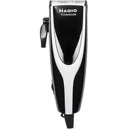 Професійна дротова машинка Magio MG-184 для стриження волосся з накидкою і насадками