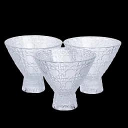 Набор креманок на ножке 3 шт по 200 мл Прозрачный Yiwu 64486-21