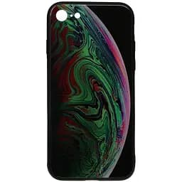 Чохол-накладка Toto Print Glass Space Case Apple iPhone 7/8/SE 2020 Green