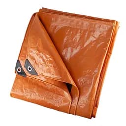 Тент тарпауліновий Polax 8 x 10 м, 110 гр/м2, з вушками, двостороння ламінація (70-126) - мініатюра 6