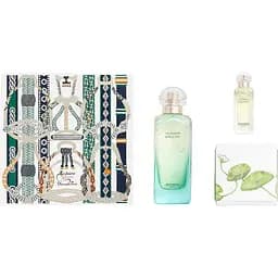 Набір Hermes Un Jardin sur le Nil 100 мл туалетна вода, 7,5 мл атюра, 50 гр Мило для тела