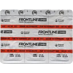 Краплі Boehringer Ingelheim Frontline Combo від бліх та кліщів для котів та тхорів 1.5 мл (3 шт. х 0.5 мл) (159916) - мініатюра 3