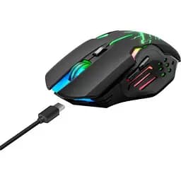 Комп'ютерна мишка Defender Katana GM-511 LED Wireless Black (52511) - мініатюра 8