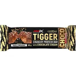 Батончик Amix TiggerZero Choco Protein Bar потрійний брауні 60 г