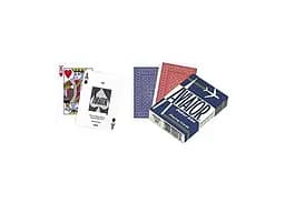 Карти гральні United States Playing Card Company Aviator Standard Index (red blue) (AIRB) - мініатюра 4