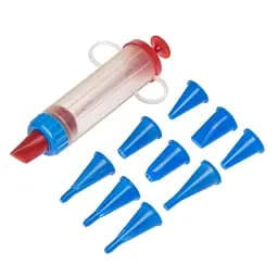 Шприц кулінарний кондитерський 13.5 см + 10 насадок, Master Class 82611