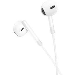 Навушники Hoco Pure joy wire control earphones with microphone 3.5 мм M109 білі - мініатюра 8