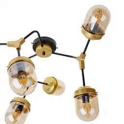 Люстра Brille стельова сучасна Е14 40W G (BL-804C/6) - мініатюра 4