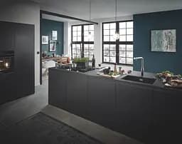 Кухонна мийка Grohe Granite Black 610 x 457 мм 31655AP0, Чорний - мініатюра 6