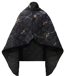 Кемпінгова ковдра з чохлом Blackwood 150×200 см KT7001016 з кнопками які дозволяють використовувати як пончо