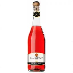 Вино ігристе Borgo Sole Lambrusco Dell`Emilia IGT Sweet Rosé, 8%, 0,75 л (AT1B003)