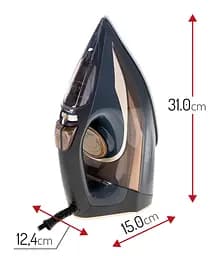 Праска Camry CR 5036 black-gold 3400Вт/ 360 мл/ кераміка/ ''Крапля-стоп''/автовимкнення/ чорна - мініатюра 6
