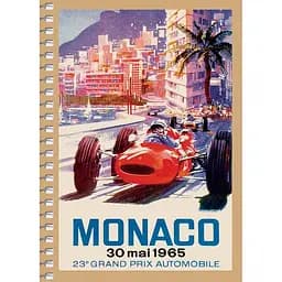 Блокнот для записей Student, А6, в клеточку, спираль, 60 л., Monaco (A6-SC-060-6027K)