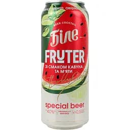Пиво Черниговское Белое Fruter арбуз и мята 4% 0.5 л ж/б
